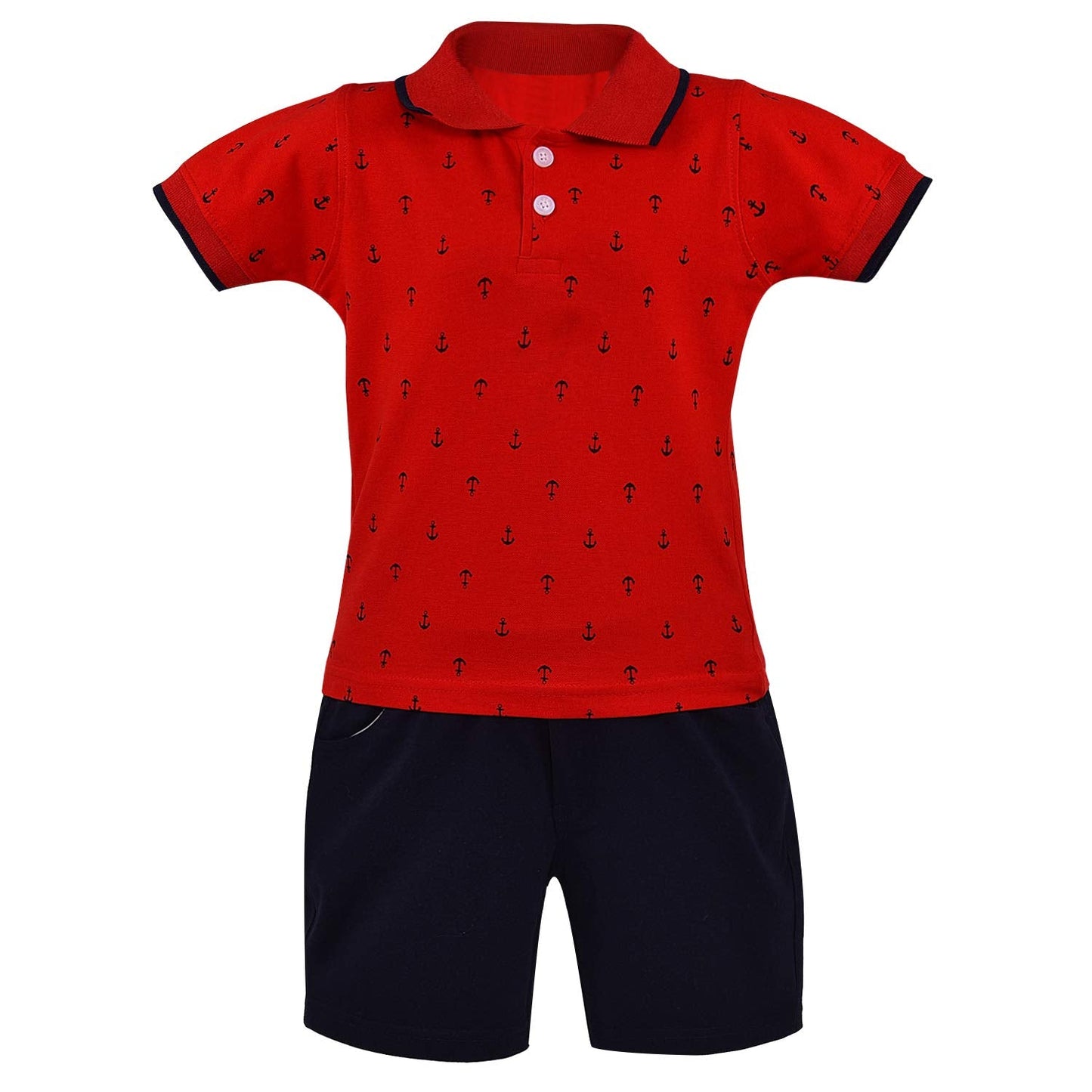 Unisex T-shirts-Shorts for Baby Boys- Girls Clothing Sets-(bt67rd)