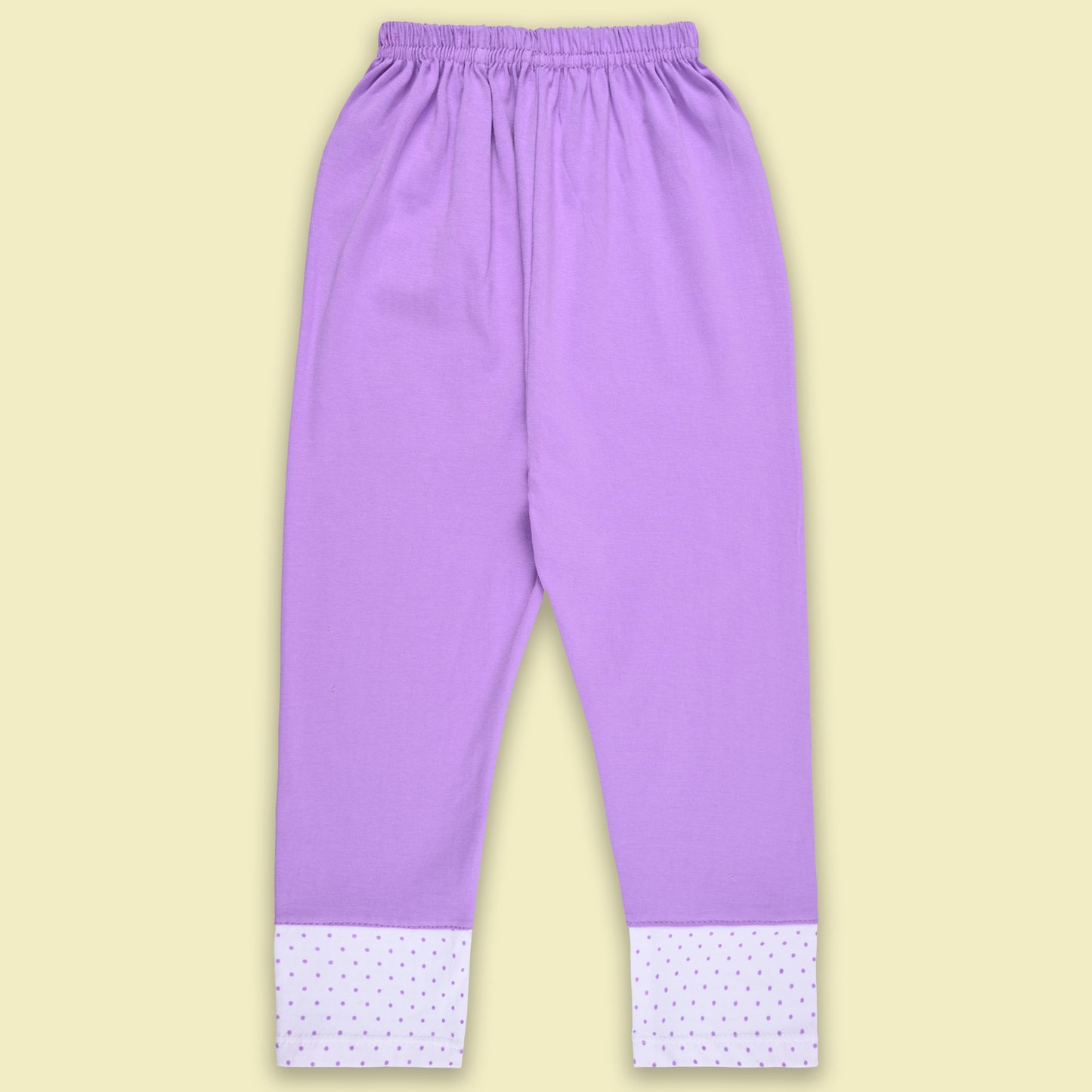 Girls Polka And Applique Print Top And Pant Full Sleeve Clothing Se