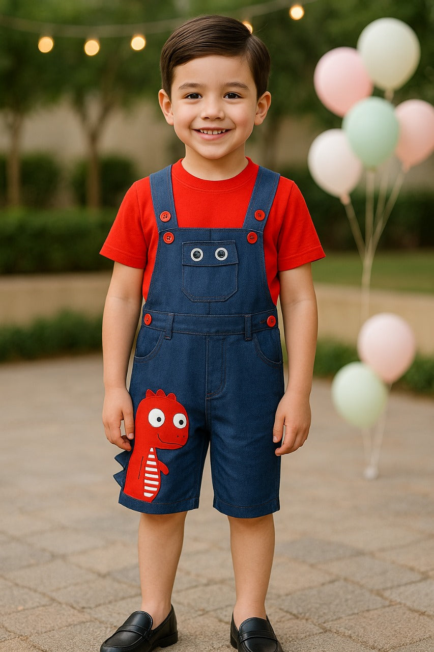 Baby Boys T-shirt And Dungaree For Boys