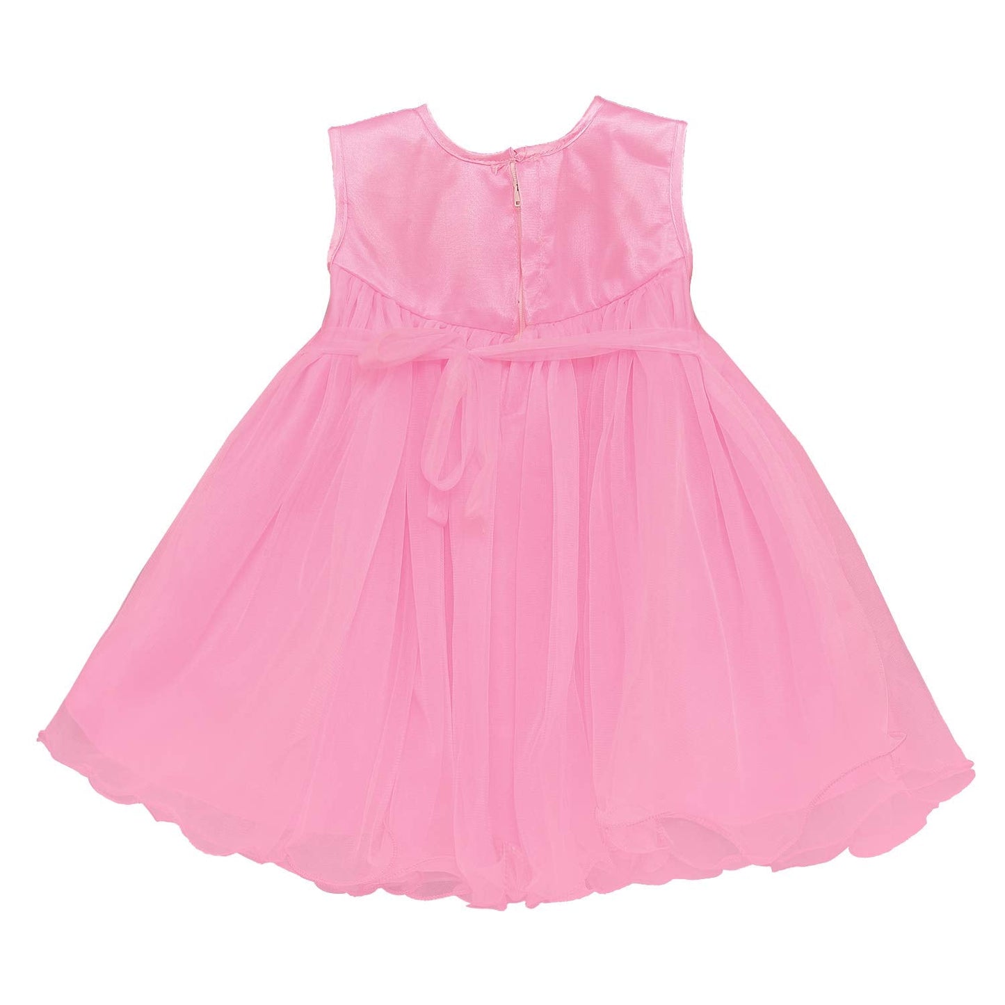 Baby Girls Party Wear Frock Birthday Dress For Girls bxa197bpnk - Party Wear - frocks Party Wear - baby dress