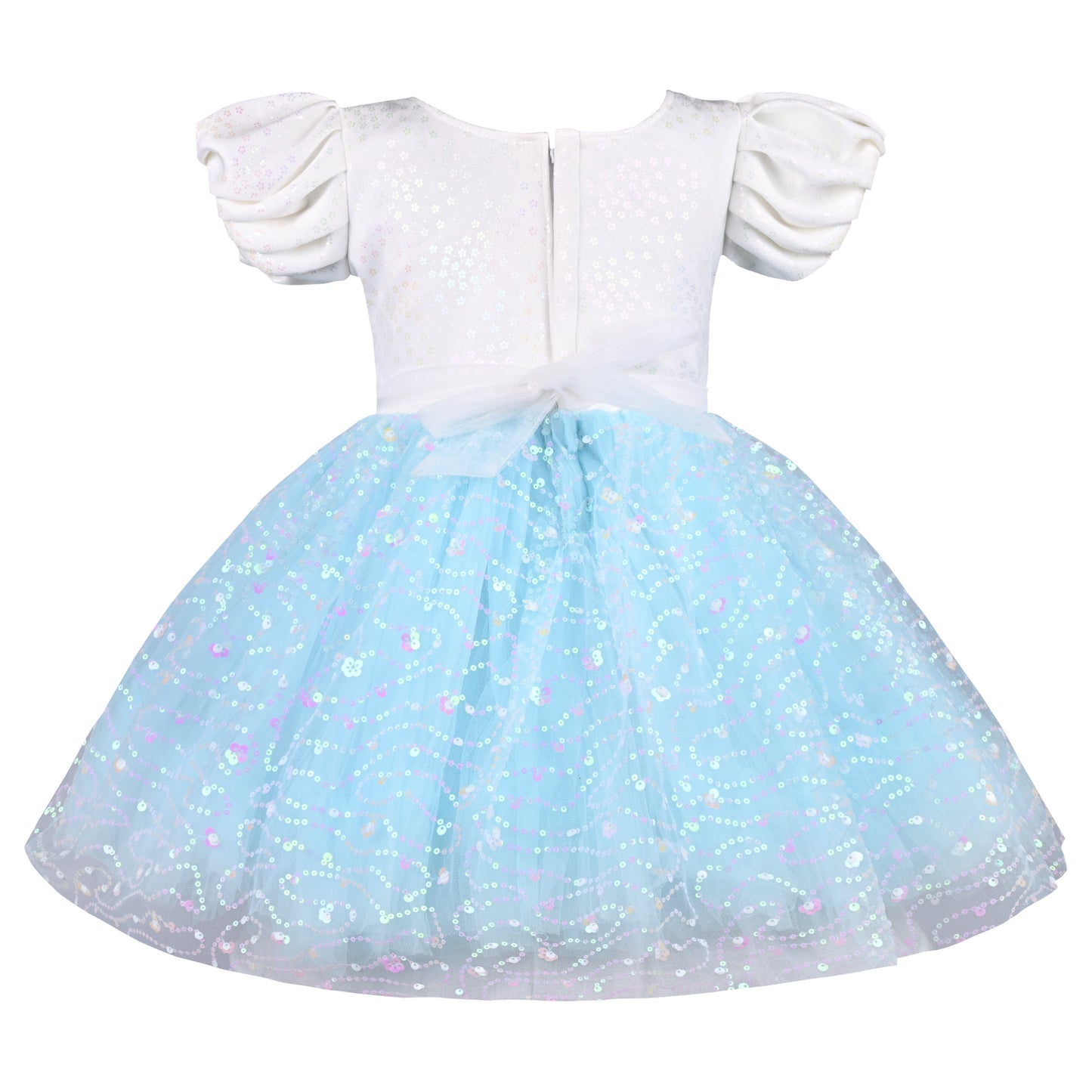 Girls Embellished A-Line Frock Dress
