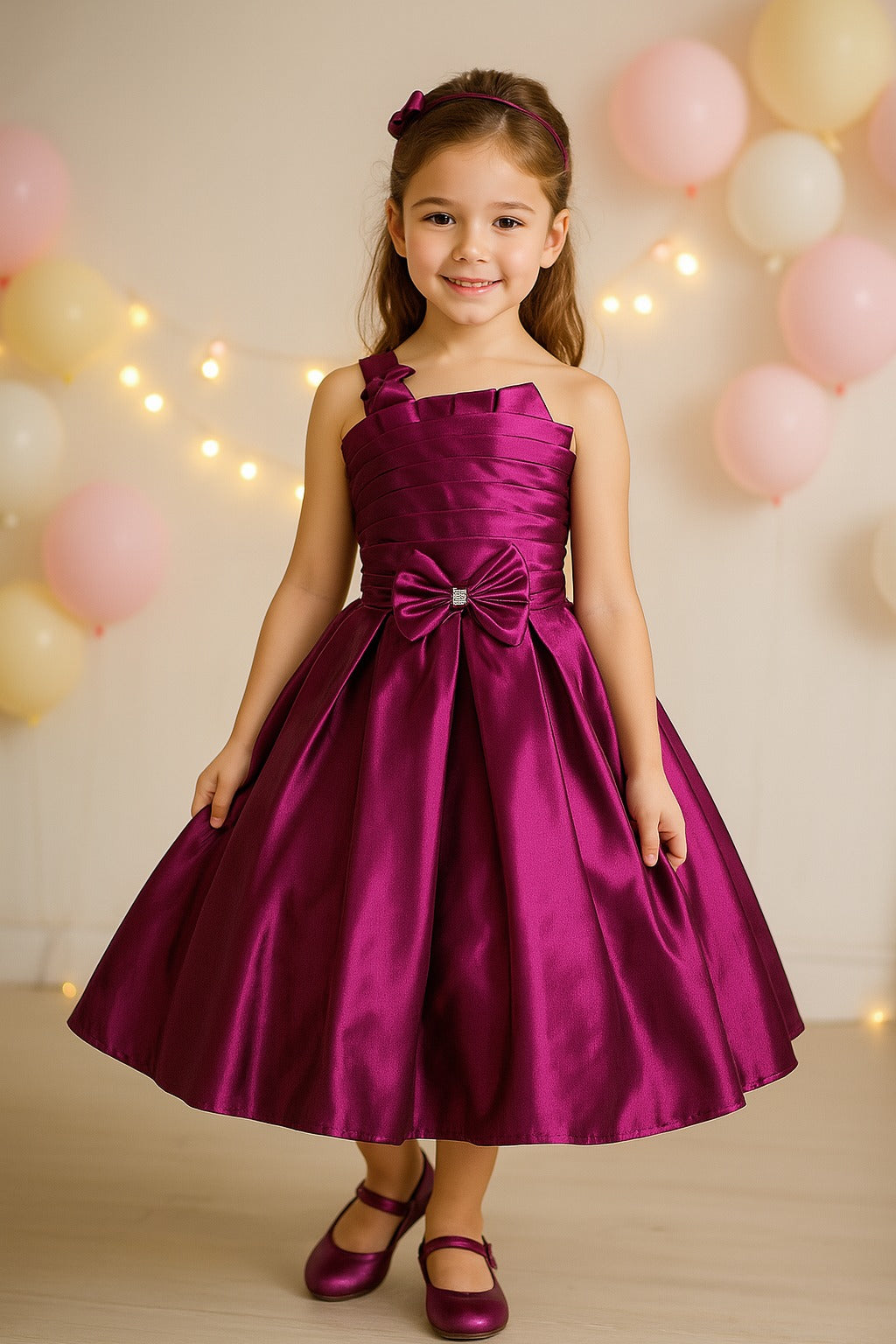Baby Girls Maxi/Full Length Party Dress bxap468wn