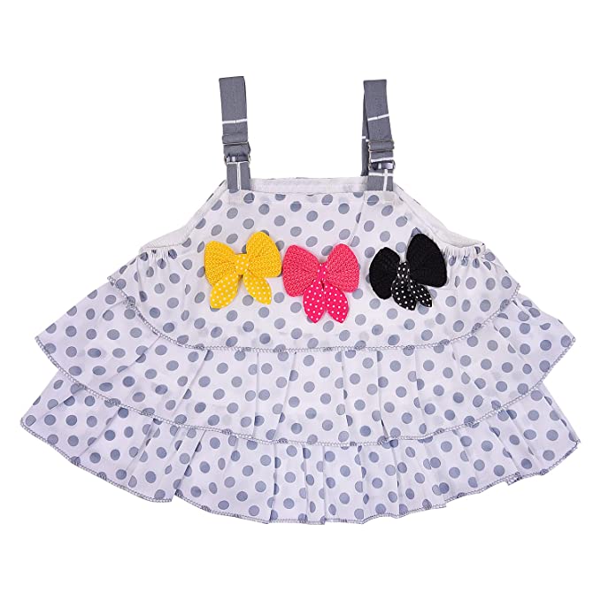 Baby Girls Top and Pant Dress For Girls-(csl288gry)