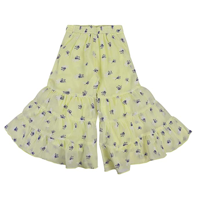 Baby Girls Top and Palazzo Dress for Girls-(csl304y)