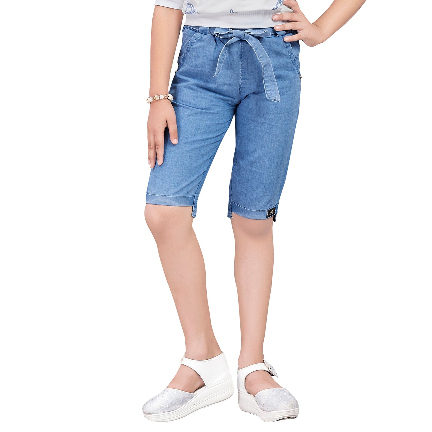 Girls Cotton Denim Jeans