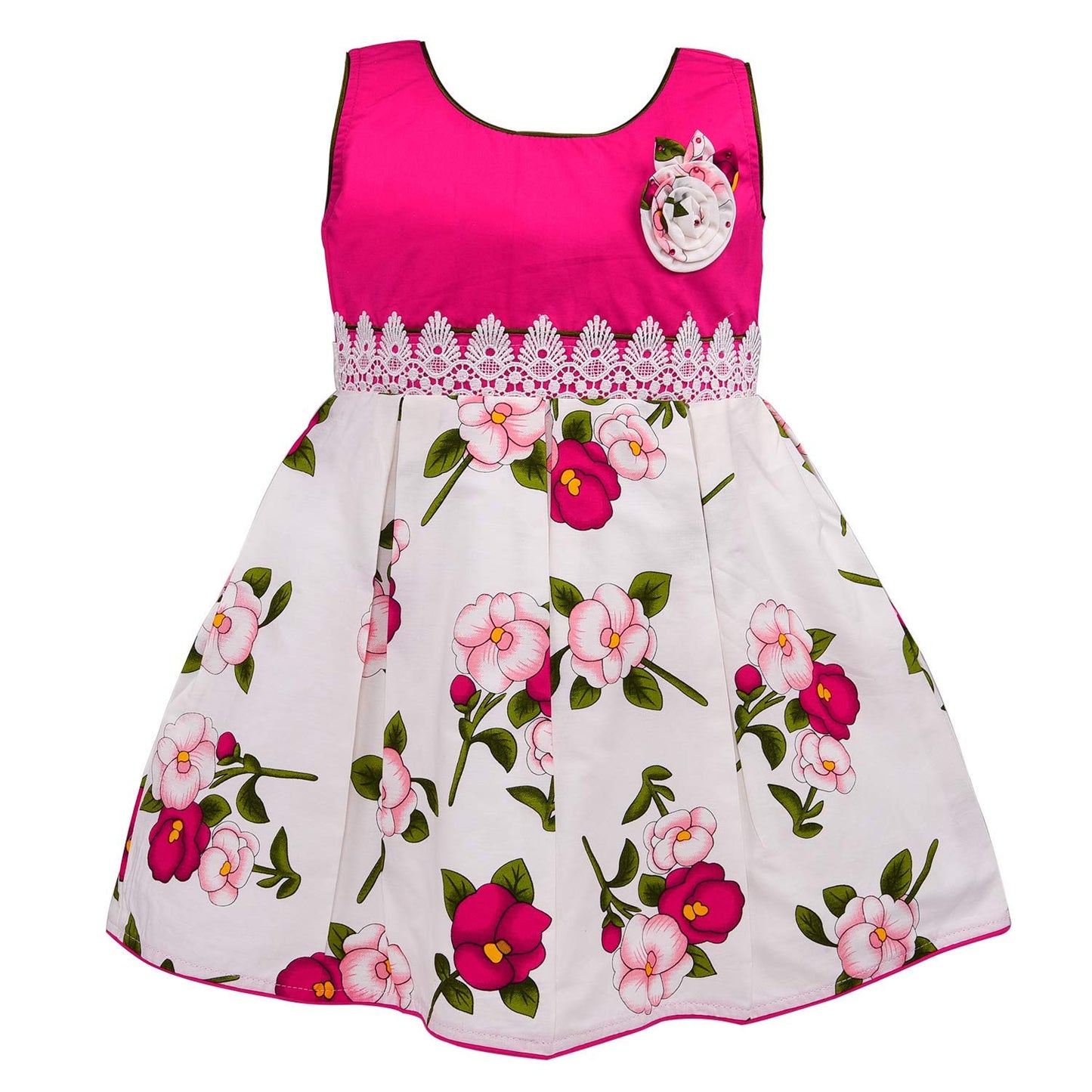 Baby Girls Frock Cotton Dress-(ctn282rd)