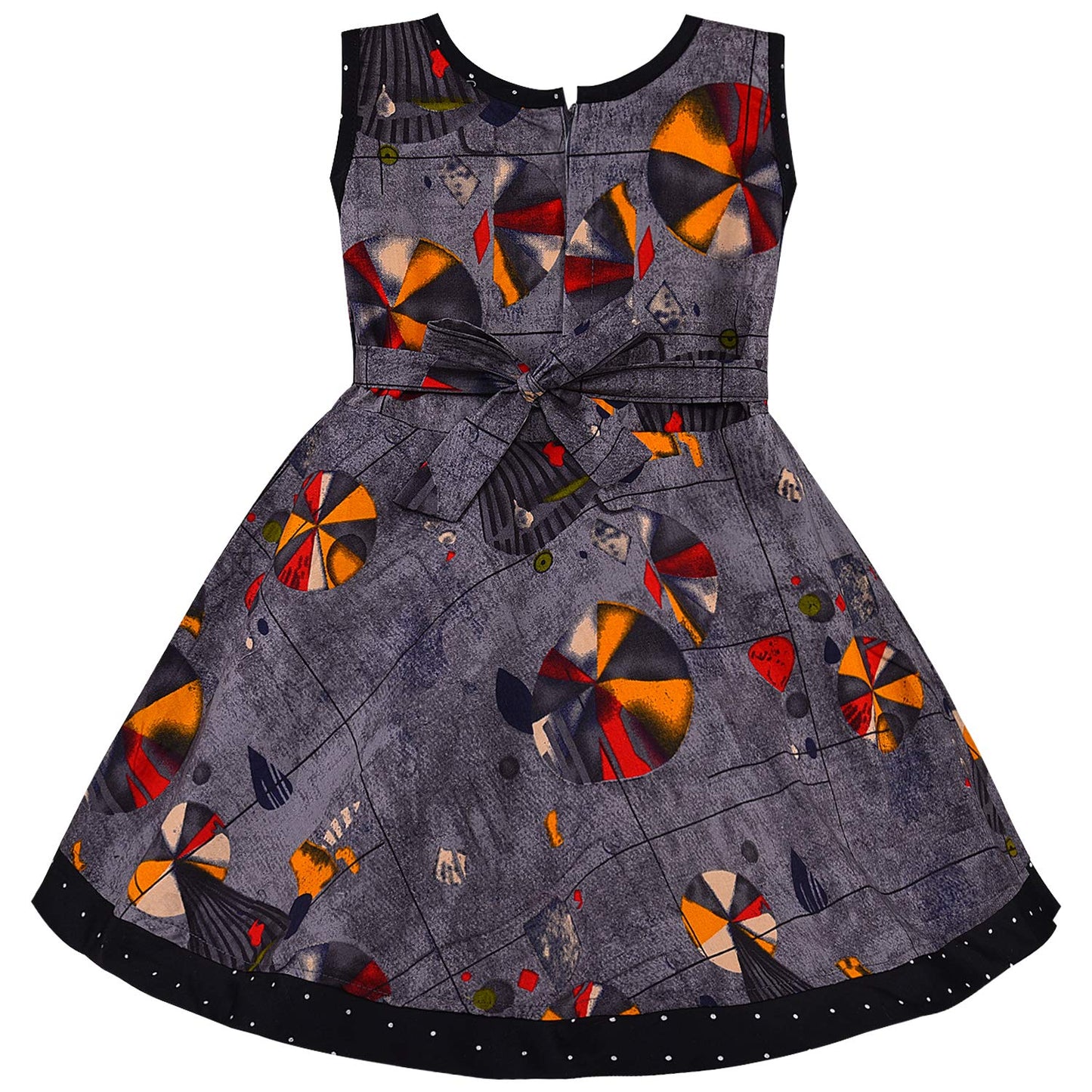 Girls Pure Cotton Printed Summer Casual Dress