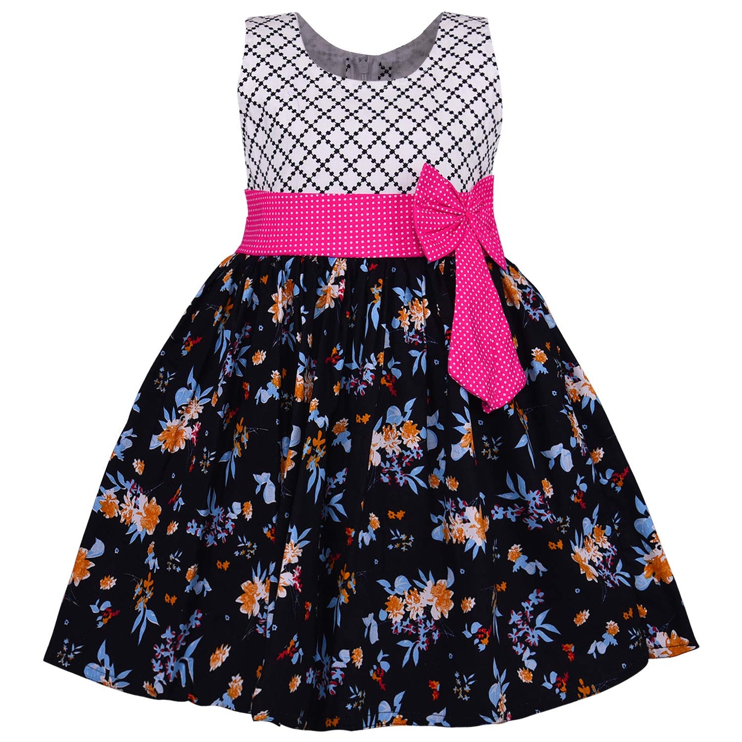 Baby Girls Cotton Frock Dress (ctn80nw)