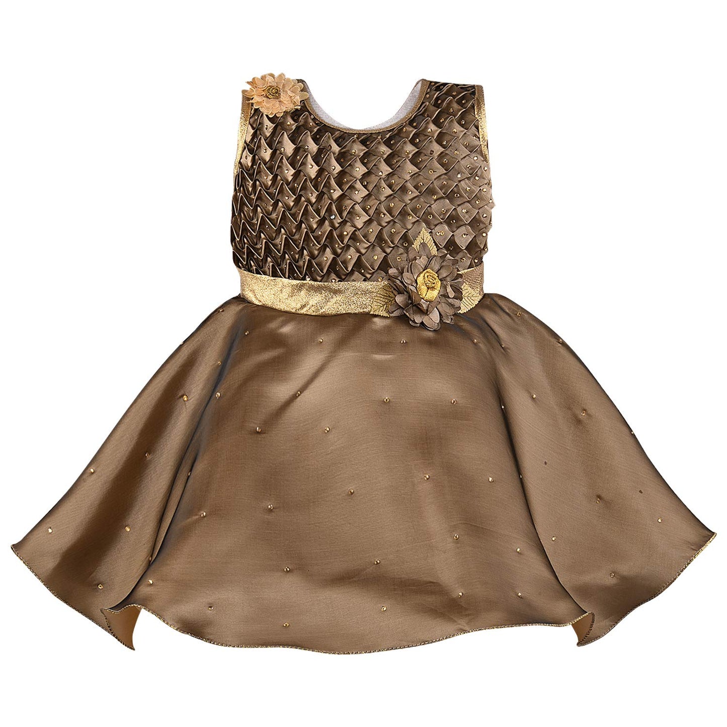 Baby Girls Partywear Frocks Dress For Girls (fe2784bwn)