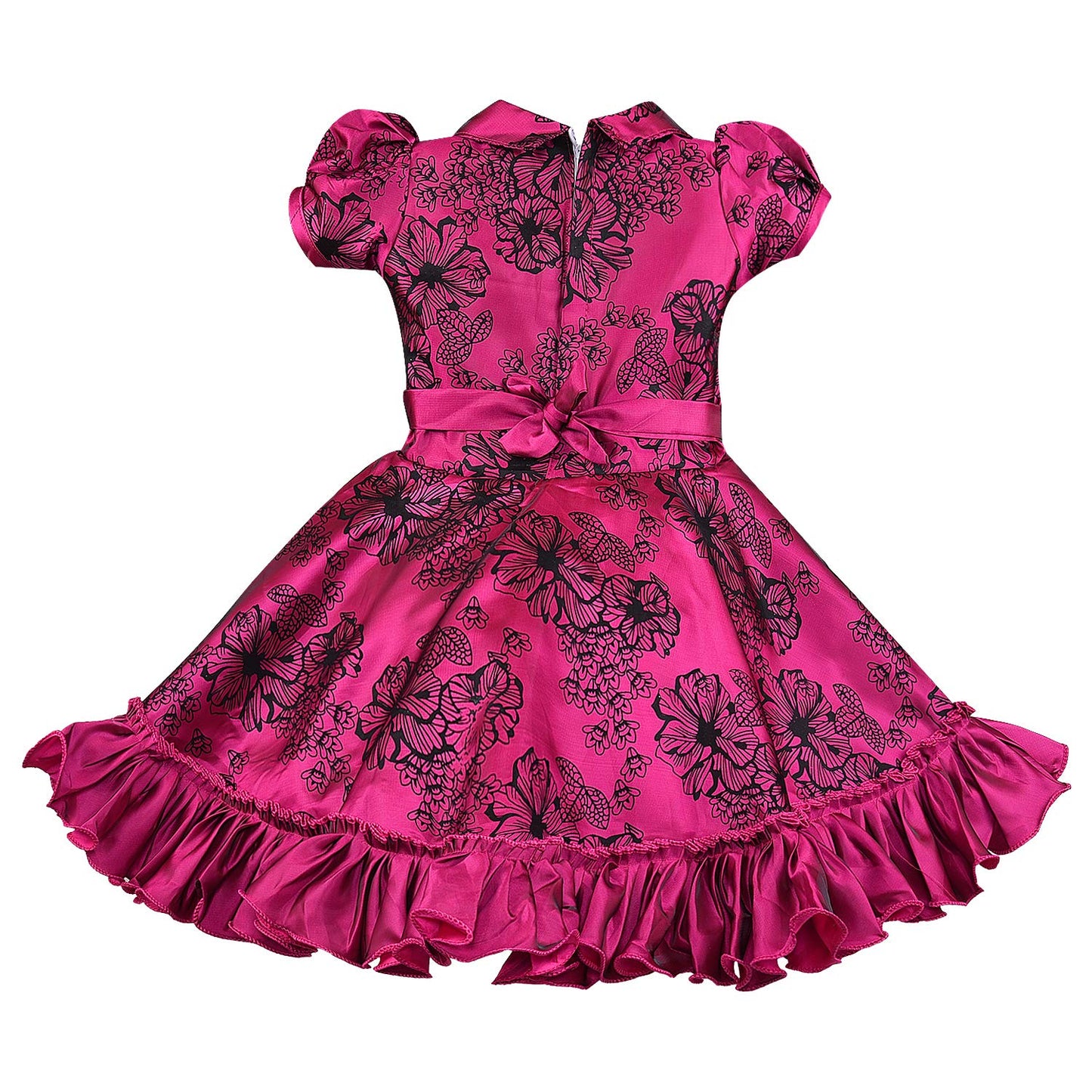Baby Girls Partywear Frocks Dress For Girls (fe2787pnk)