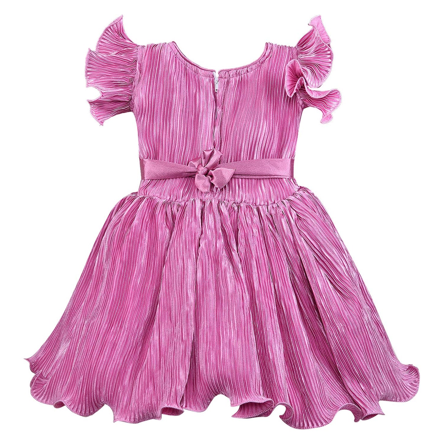 Baby Girls Partywear Frocks Dress For Girls (fe2789pnk)