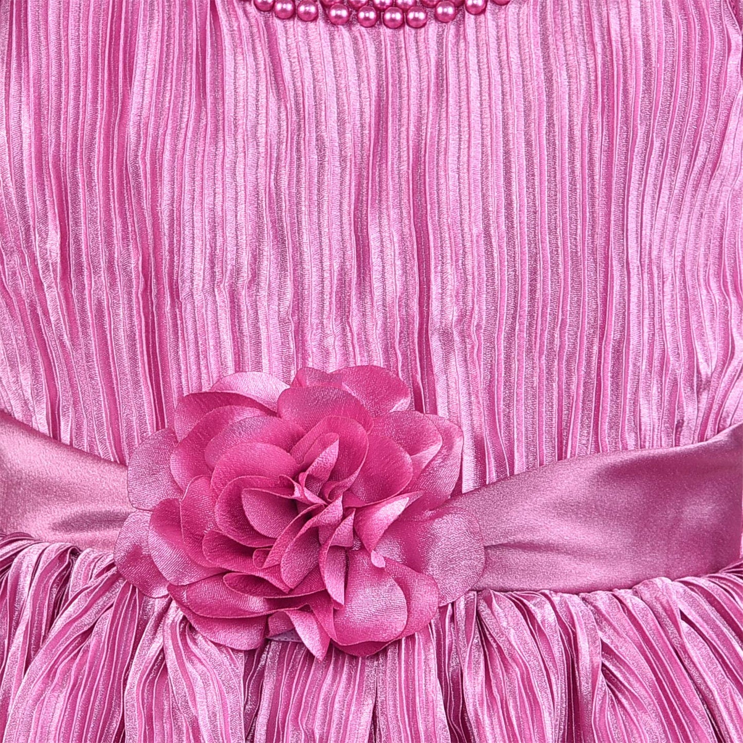 Baby Girls Partywear Frocks Dress For Girls (fe2789pnk)