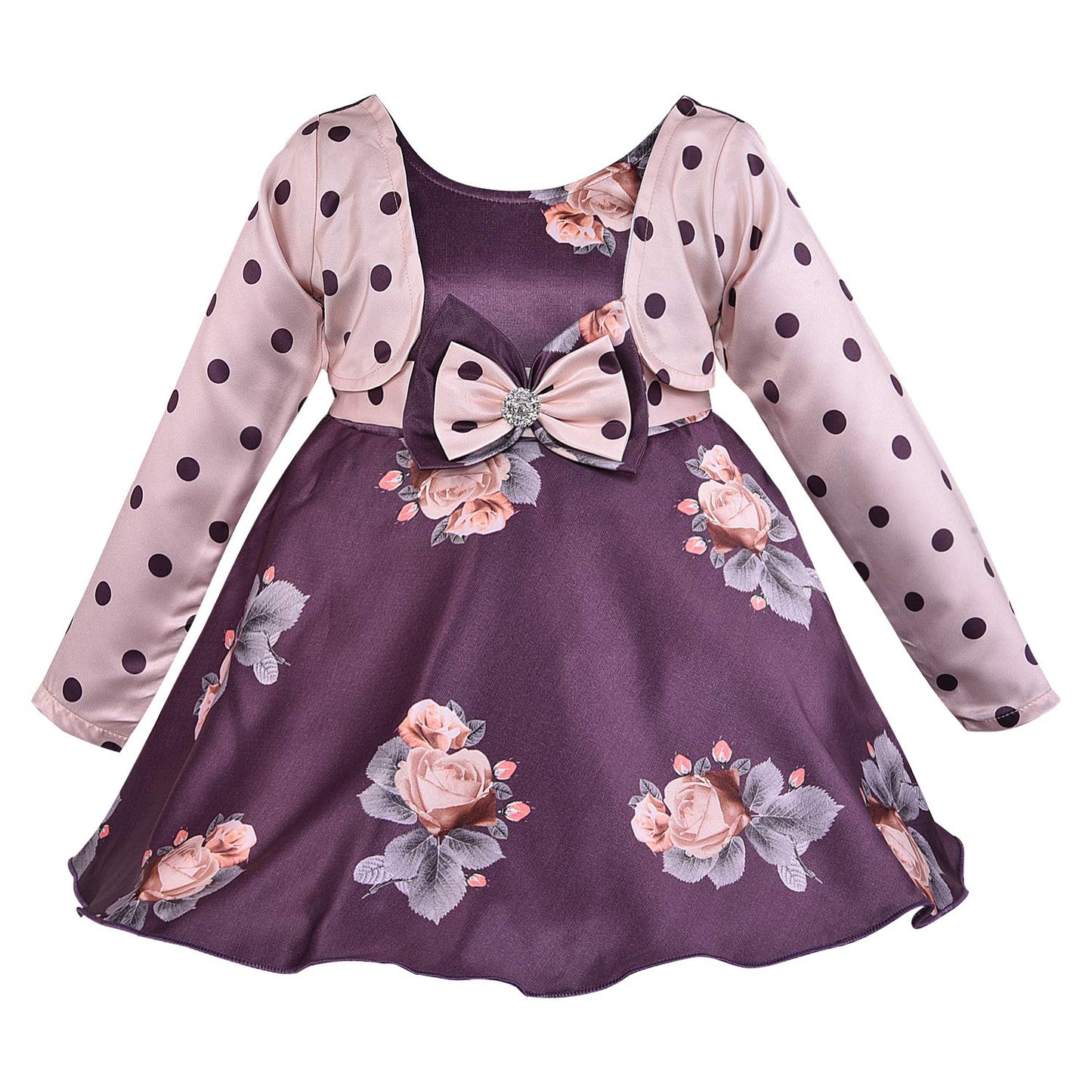 Baby Girls Frock Dress-(fe2811ppl)