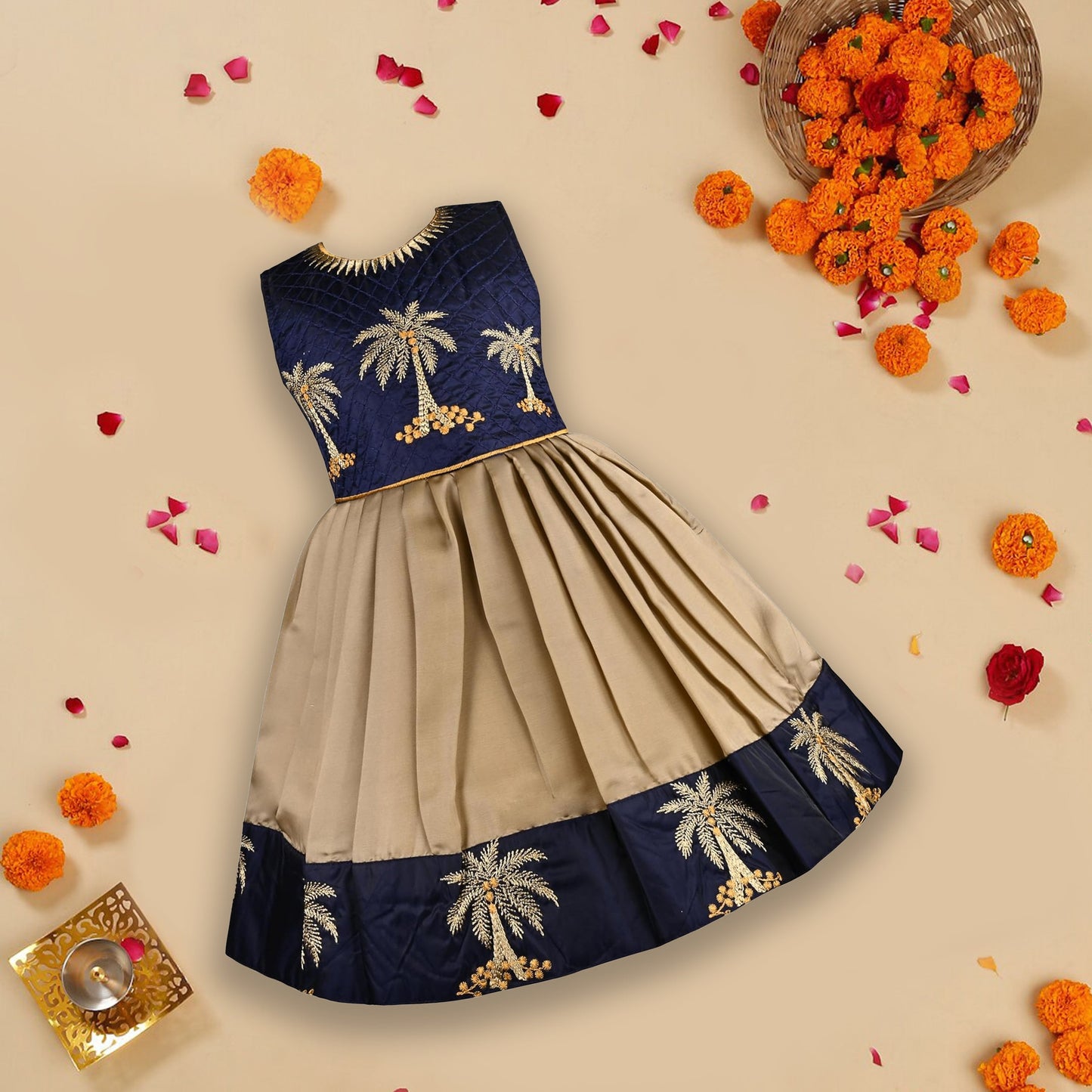 Buy Premium Maroon Baby Girl Ethnic Dress Online