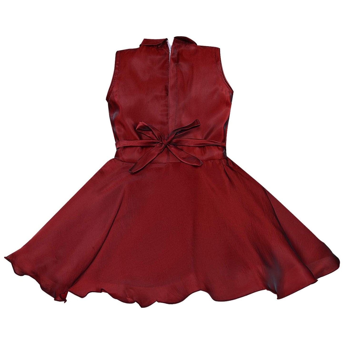 kids Partywear Dress Frock (fe2924mrn)