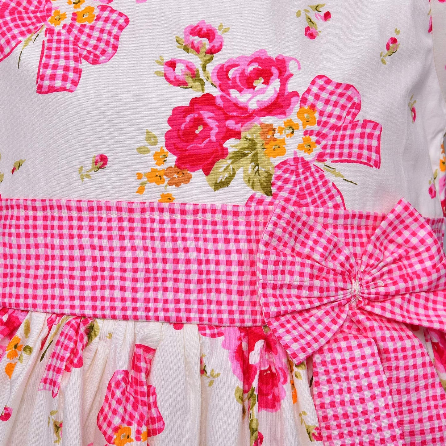 Baby Girls' Knee Length Dress(FRB121pbk)