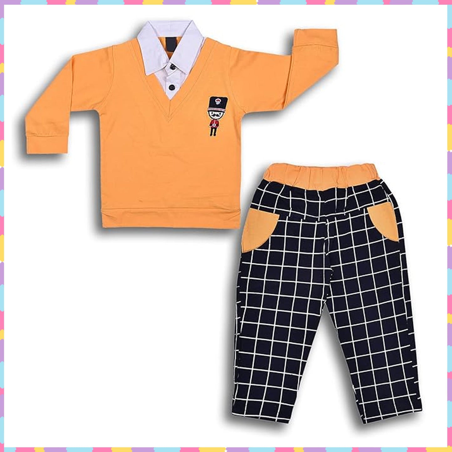 Cotton Clothing Set for Baby Boys hfs598y
