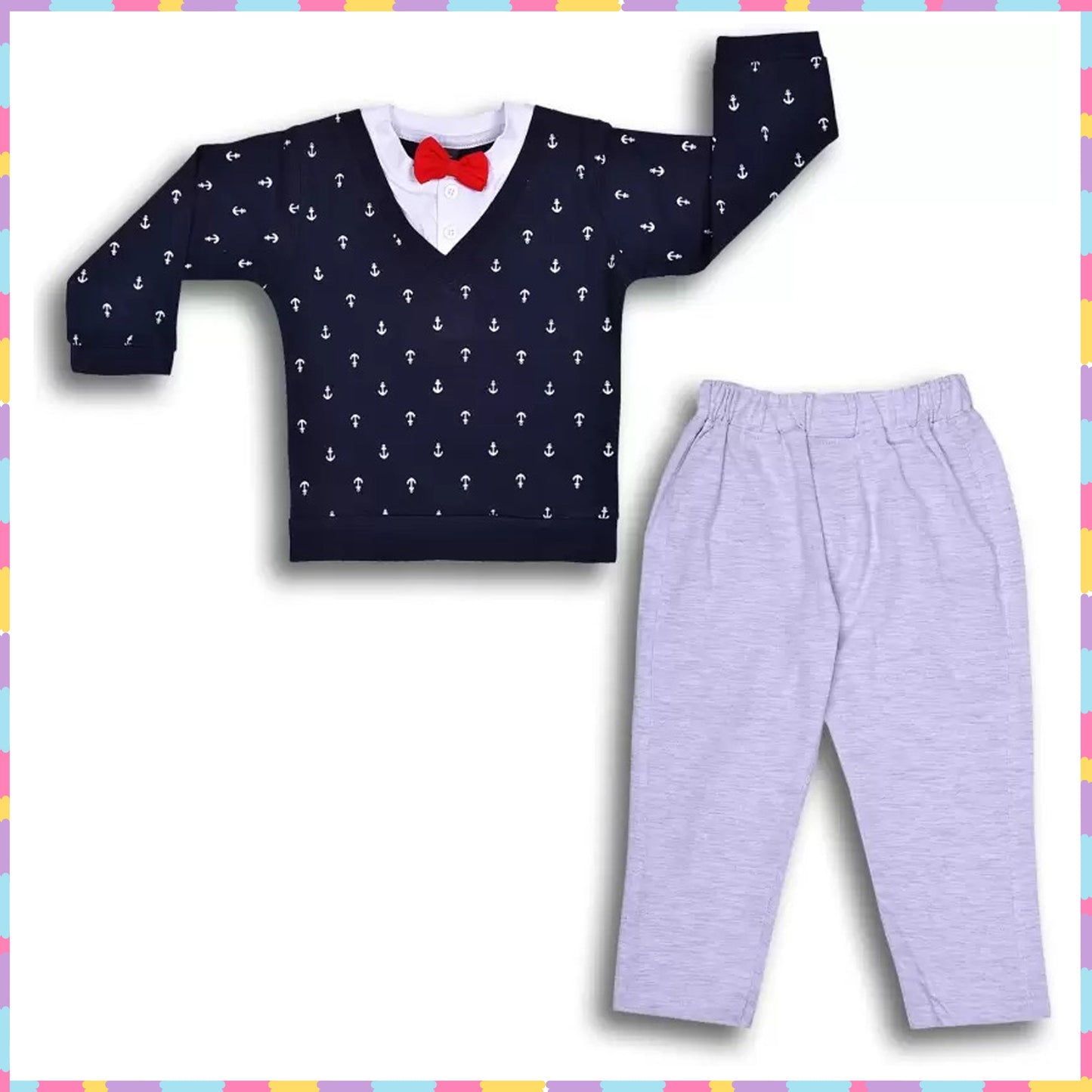 Cotton Clothing Set for Baby Boys hfs614nb