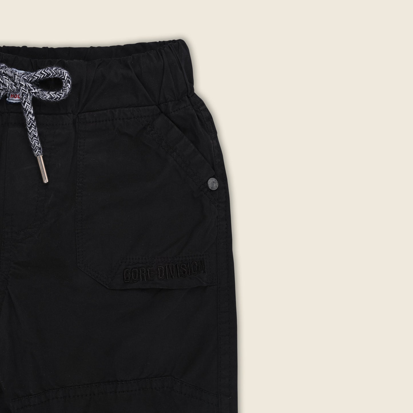 Boys Cotton Elastic Waist Casual Trouser