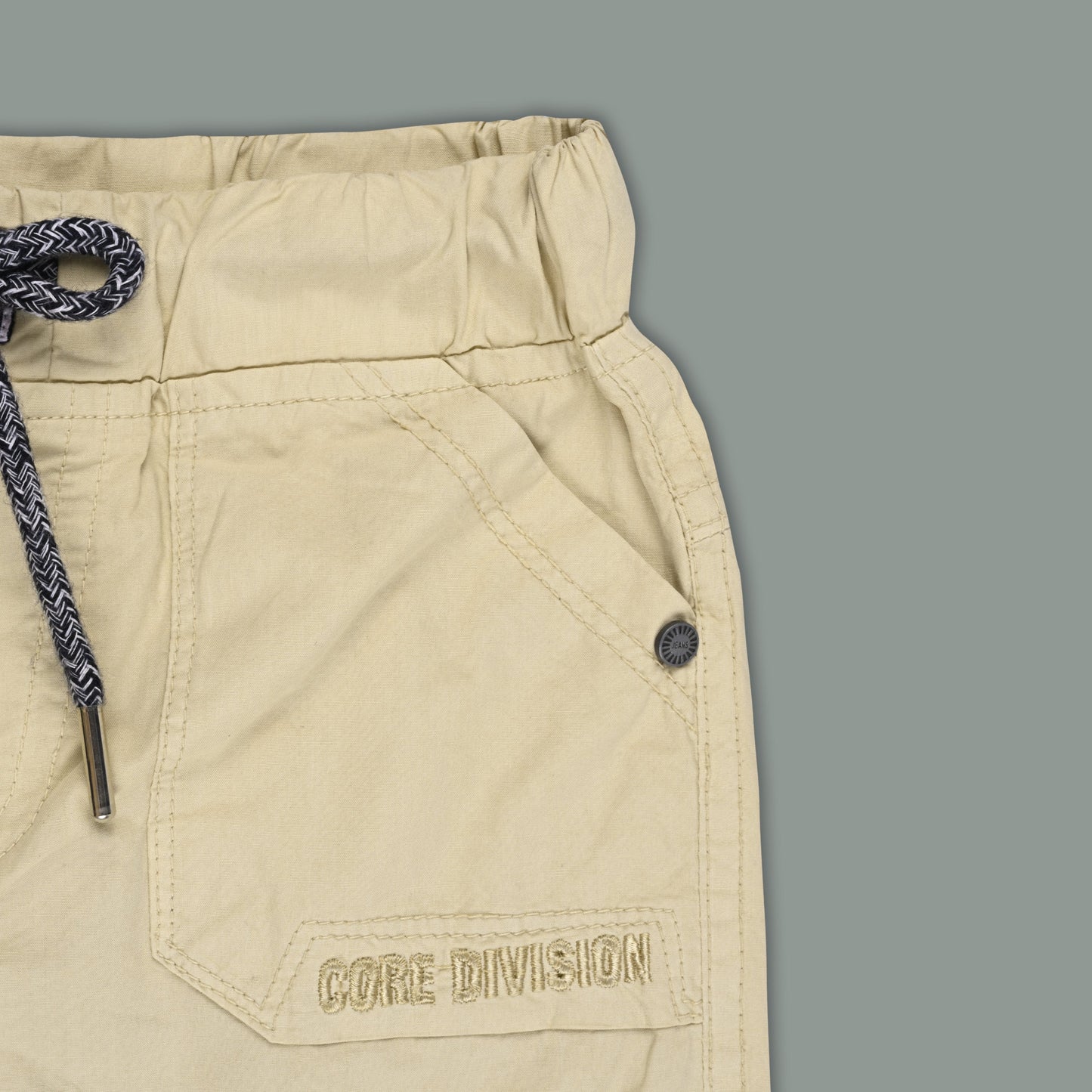 Boys Cotton Elastic Waist Casual Trouser