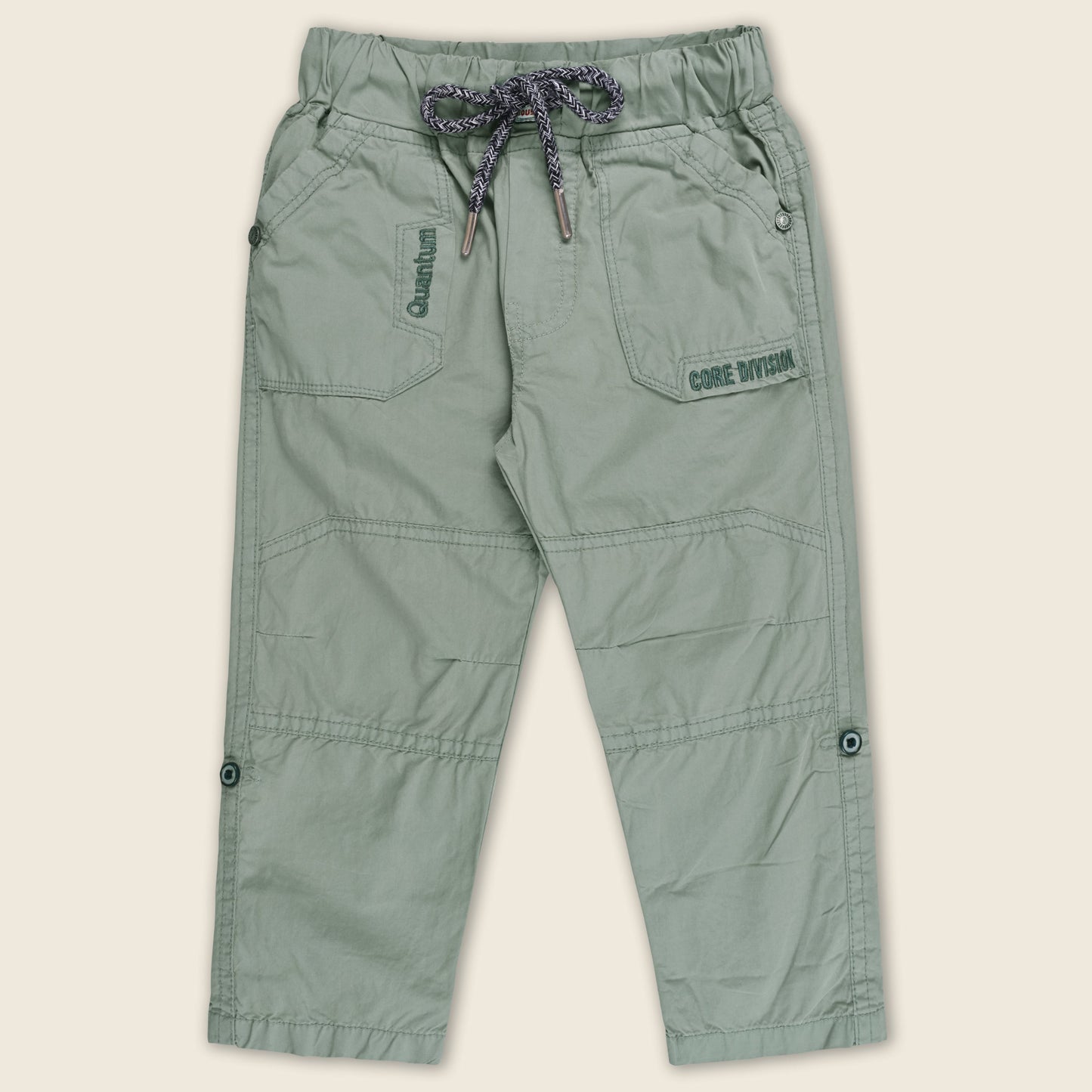 Boys Cotton Elastic Waist Casual Trouser