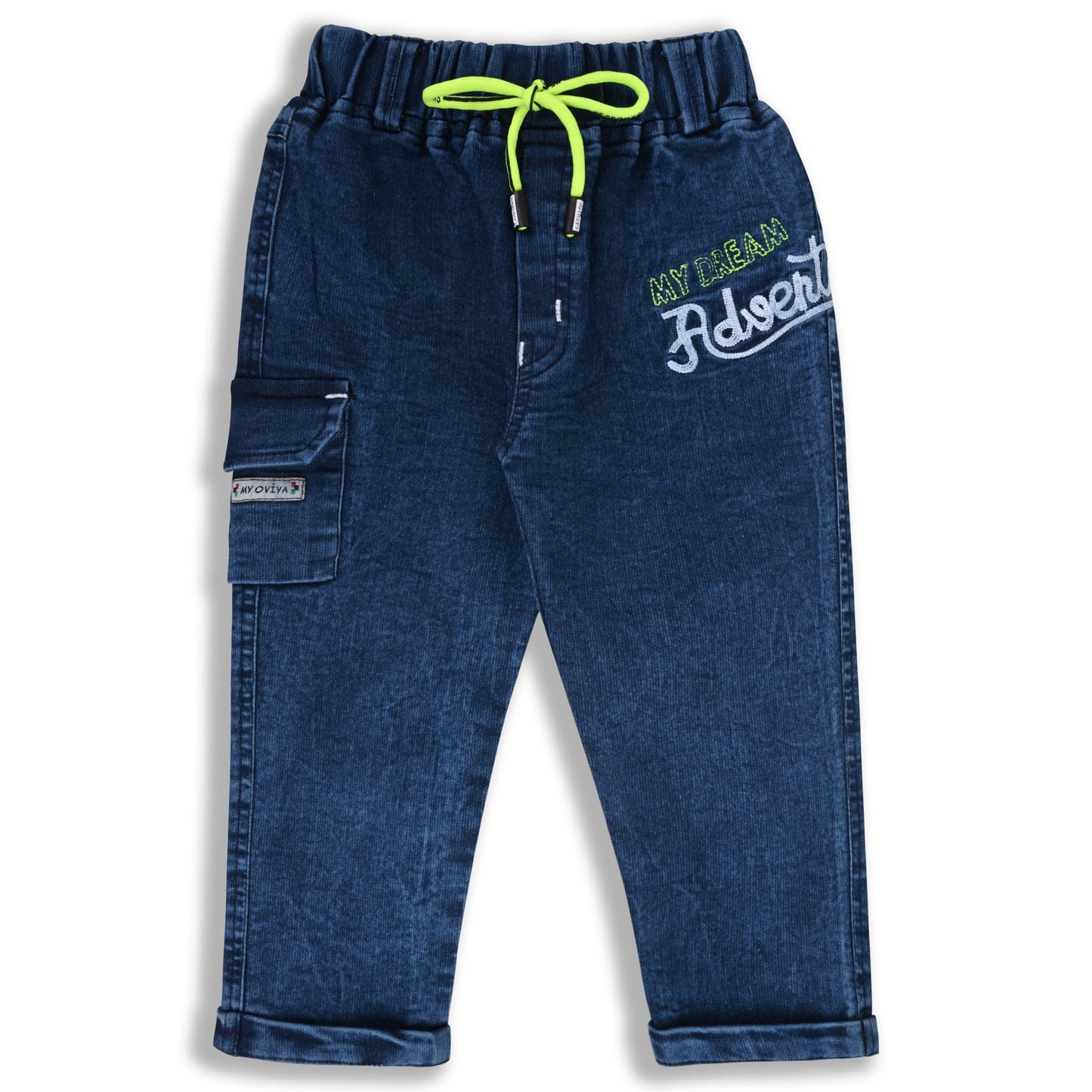 Boys Printed Regular Fit Casual Jeans