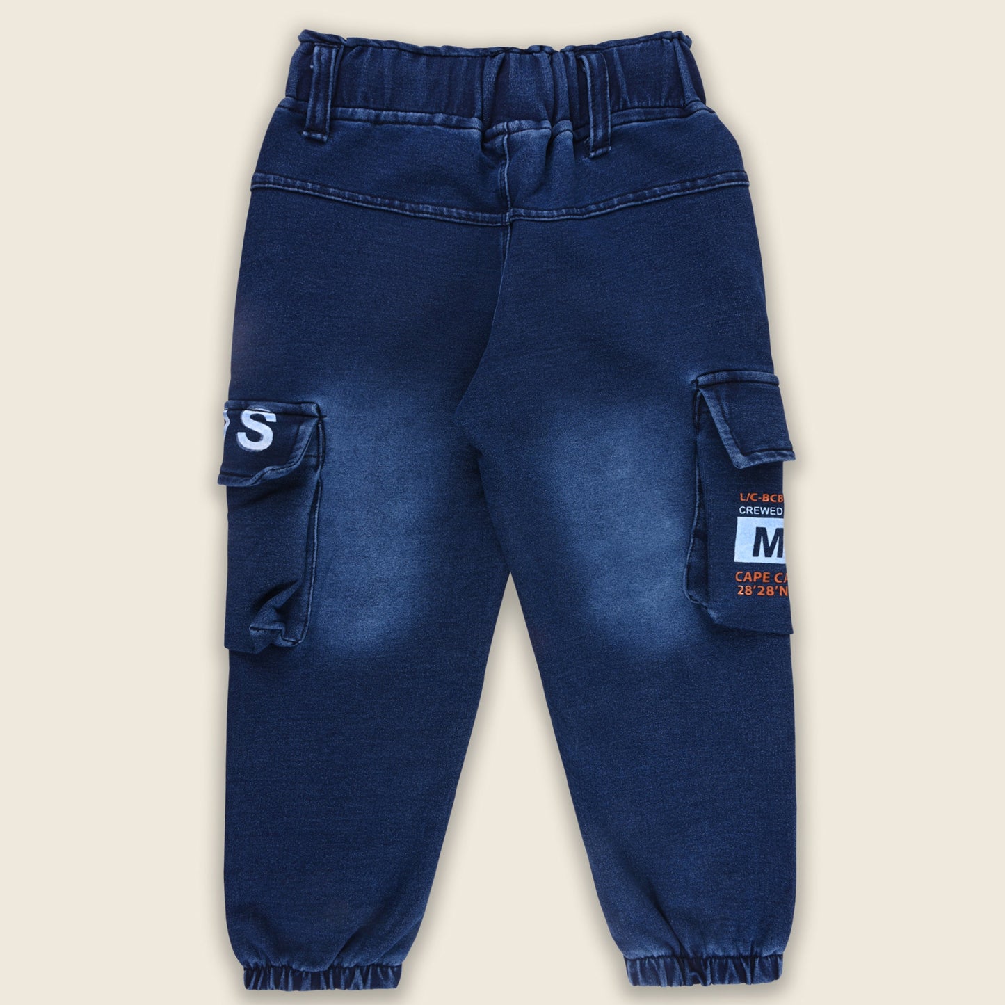 Boys Cargo Cotton Elastic Trouser
