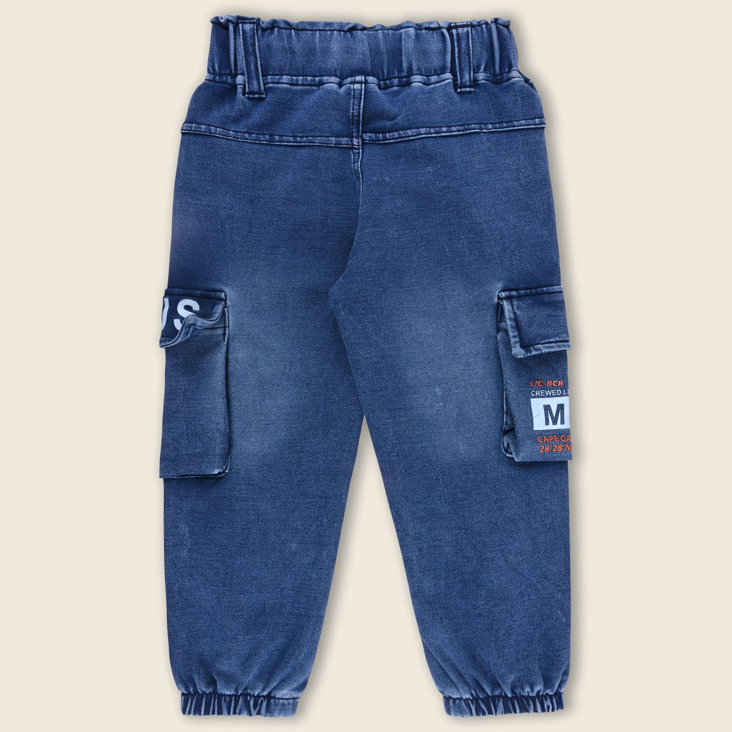 Boys Cargo Cotton Elastic Trouser
