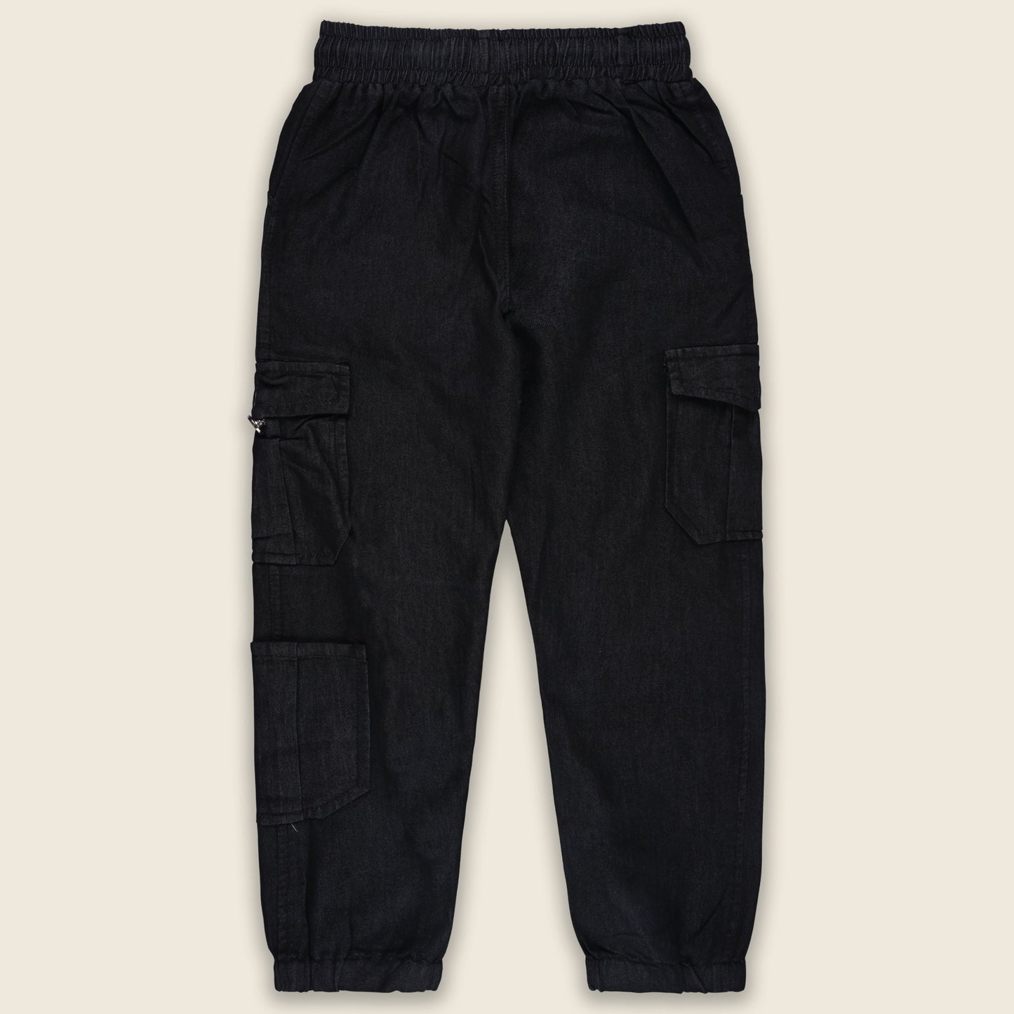 Boys Denim Cargo Trousers