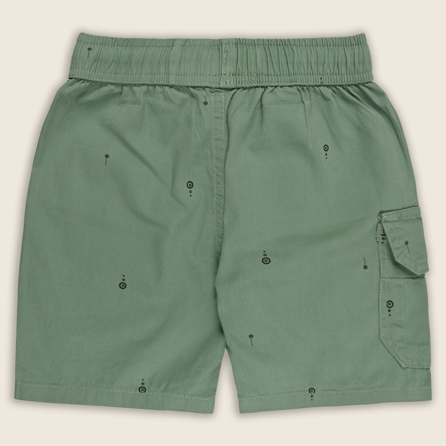 Boys Cotton Cargo Summer Printed Shorts