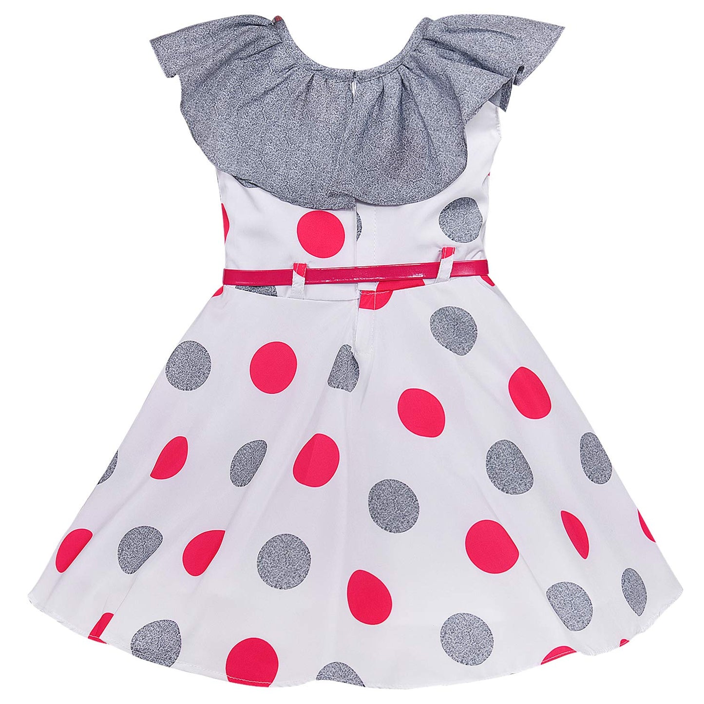 Baby Girls Dress Frock-(stn703pnk)