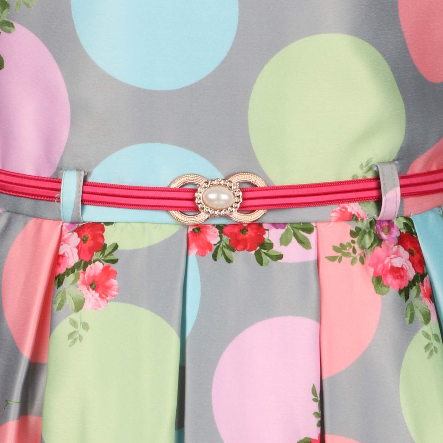 Birthday Baby Girls Dress Frocks-(stn707grn)
