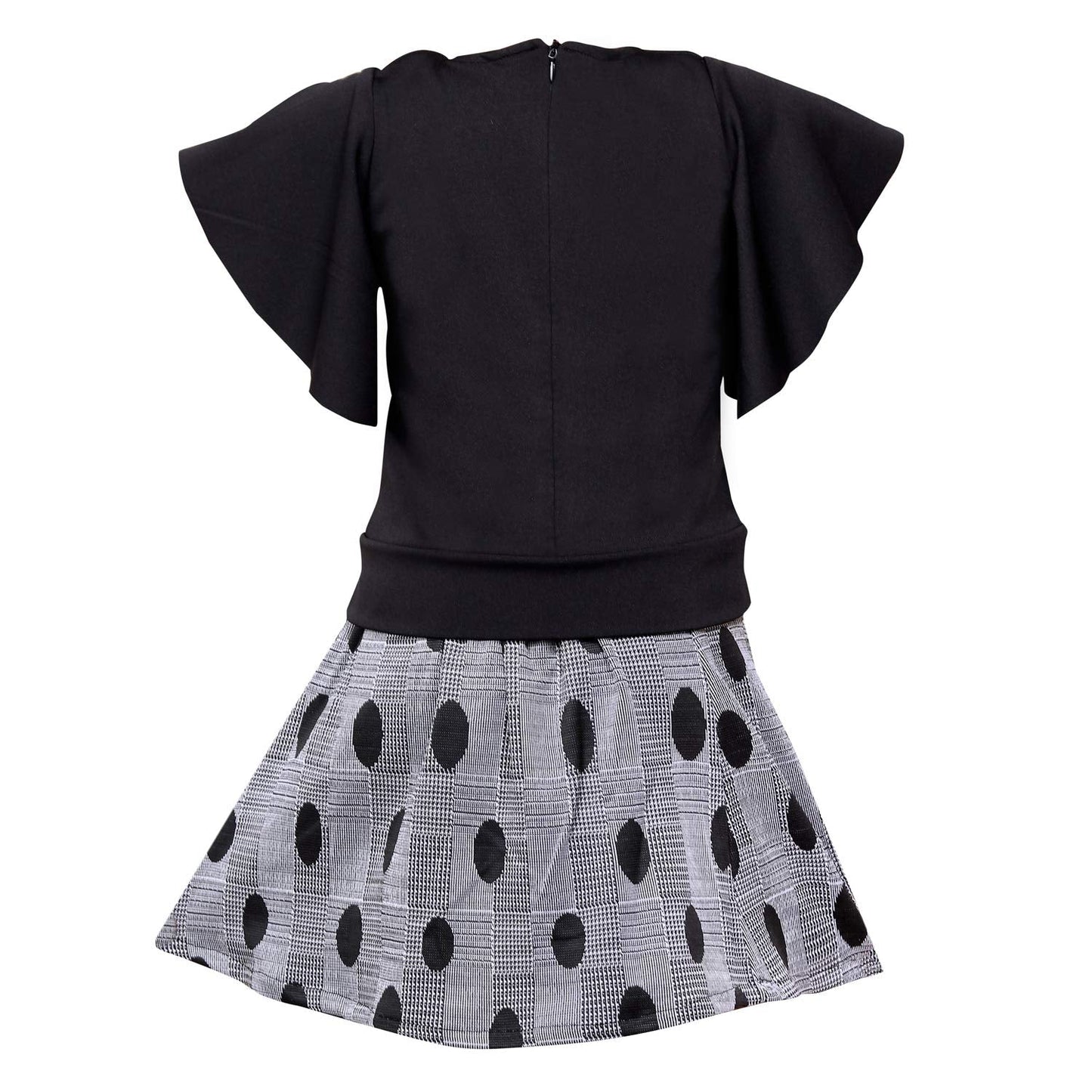 Baby Girls Partywear Frock Dress (stn751blk)
