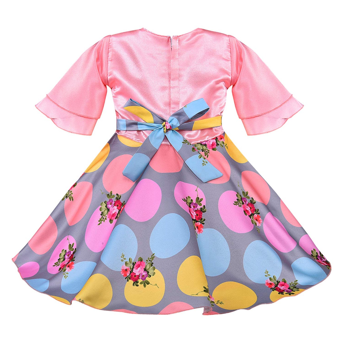 kids Birthday Frock Dress (stn765pch)