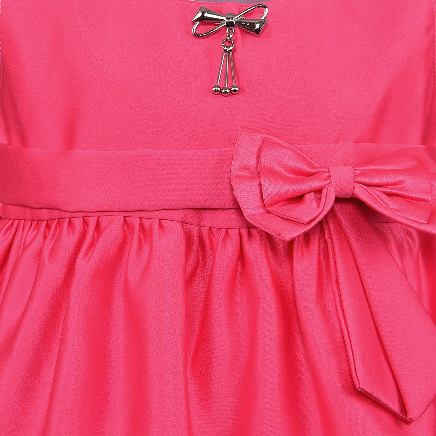 kids Birthday Frock Dress (stn767pnk)
