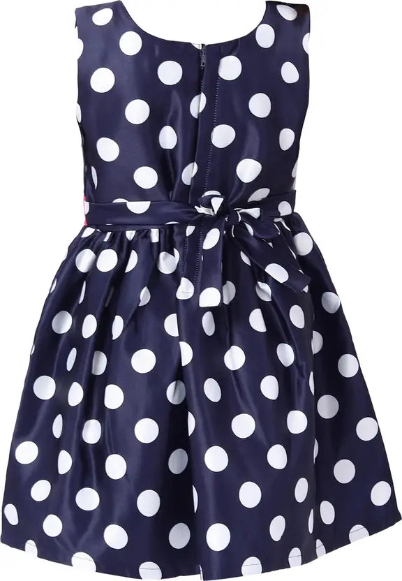 Baby Girls Dress Frock for Girls-(stn743blknw)