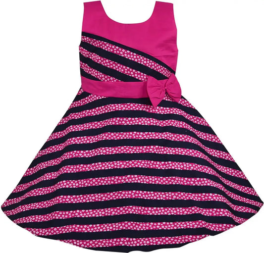 Baby Girls Midi/Knee Length Casual Dress ctn433pnk