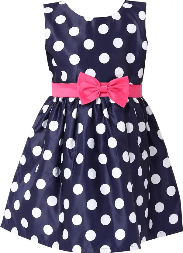Baby Girls Dress Frock for Girls-(stn743blknw)