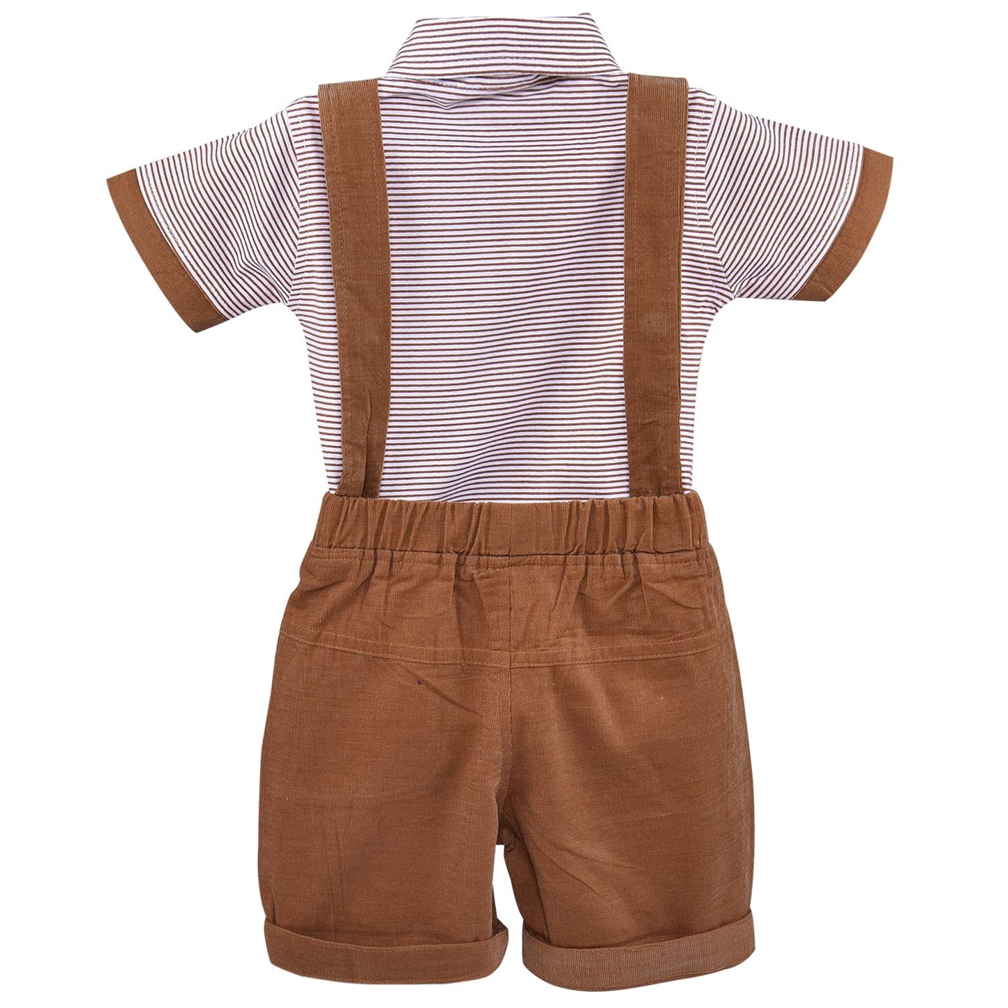 Baby Boys Dungaree Dress For Boys-(bt103bwn)
