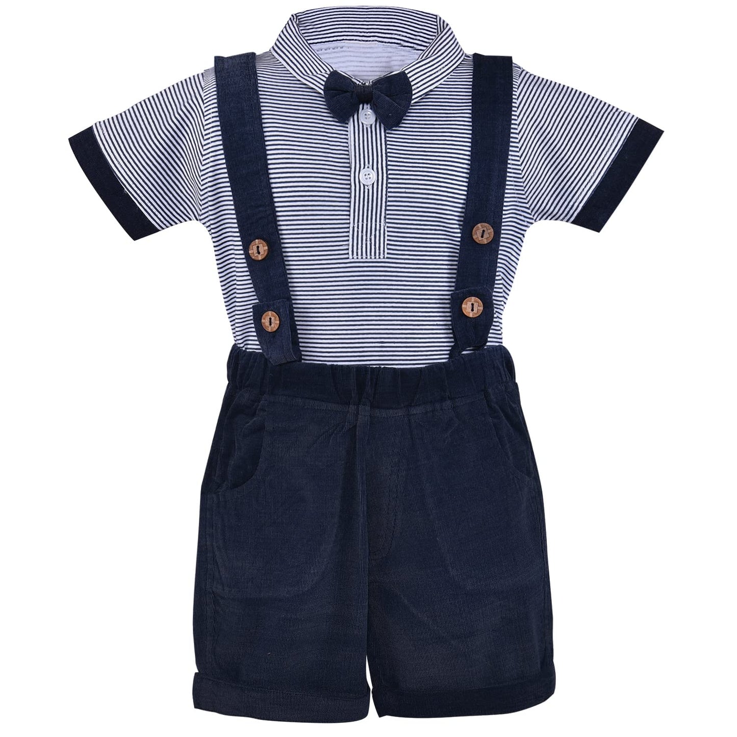Baby Boys Dungaree Dress For Boys-(bt103nb)