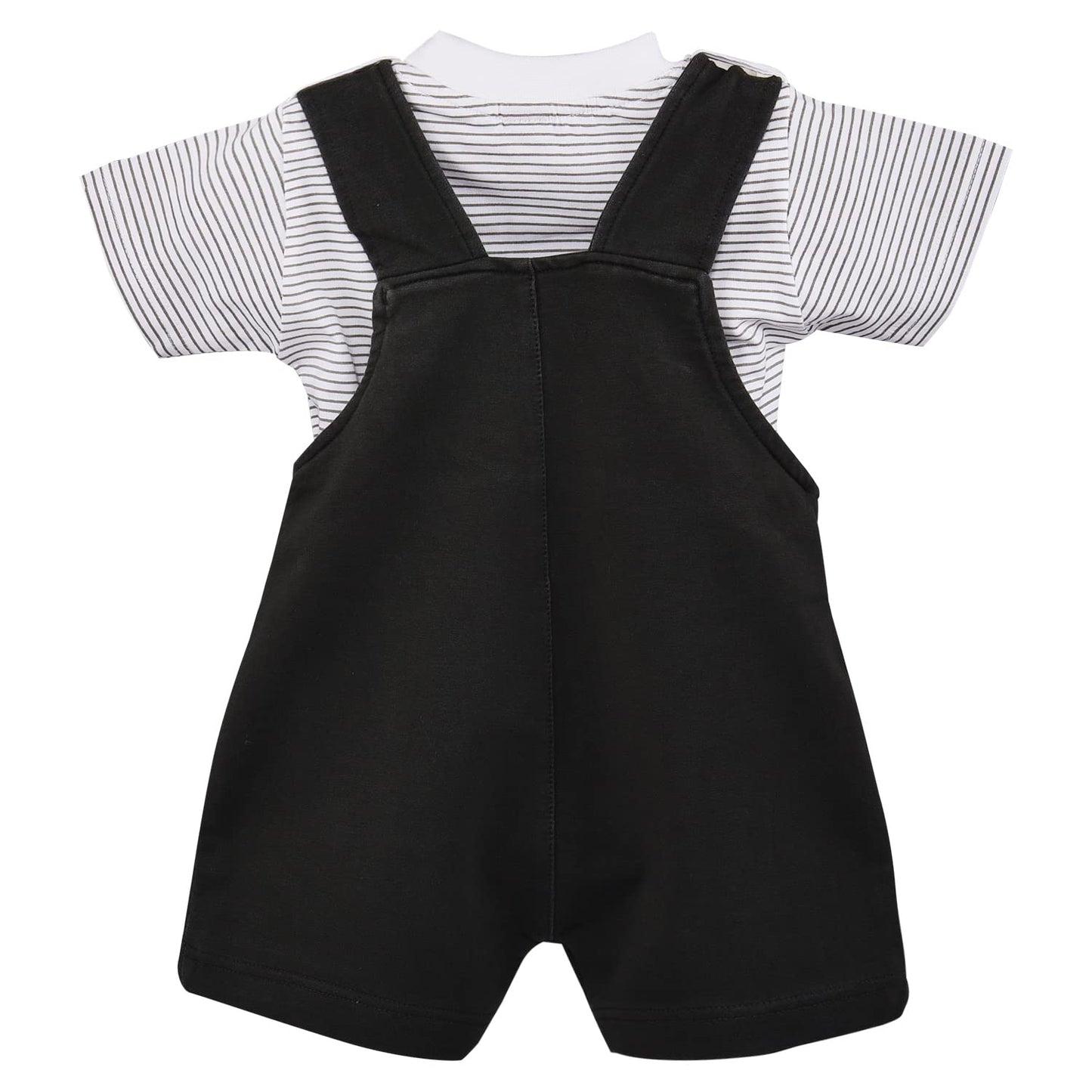 Baby Boys Dungaree Dress For Boys-(bt104blk)