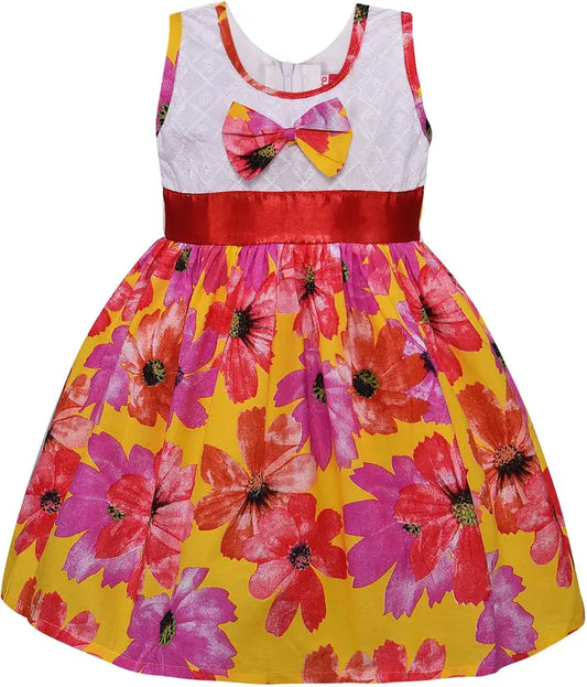 Girls Midi/Knee Length Casual Dress ctn286y