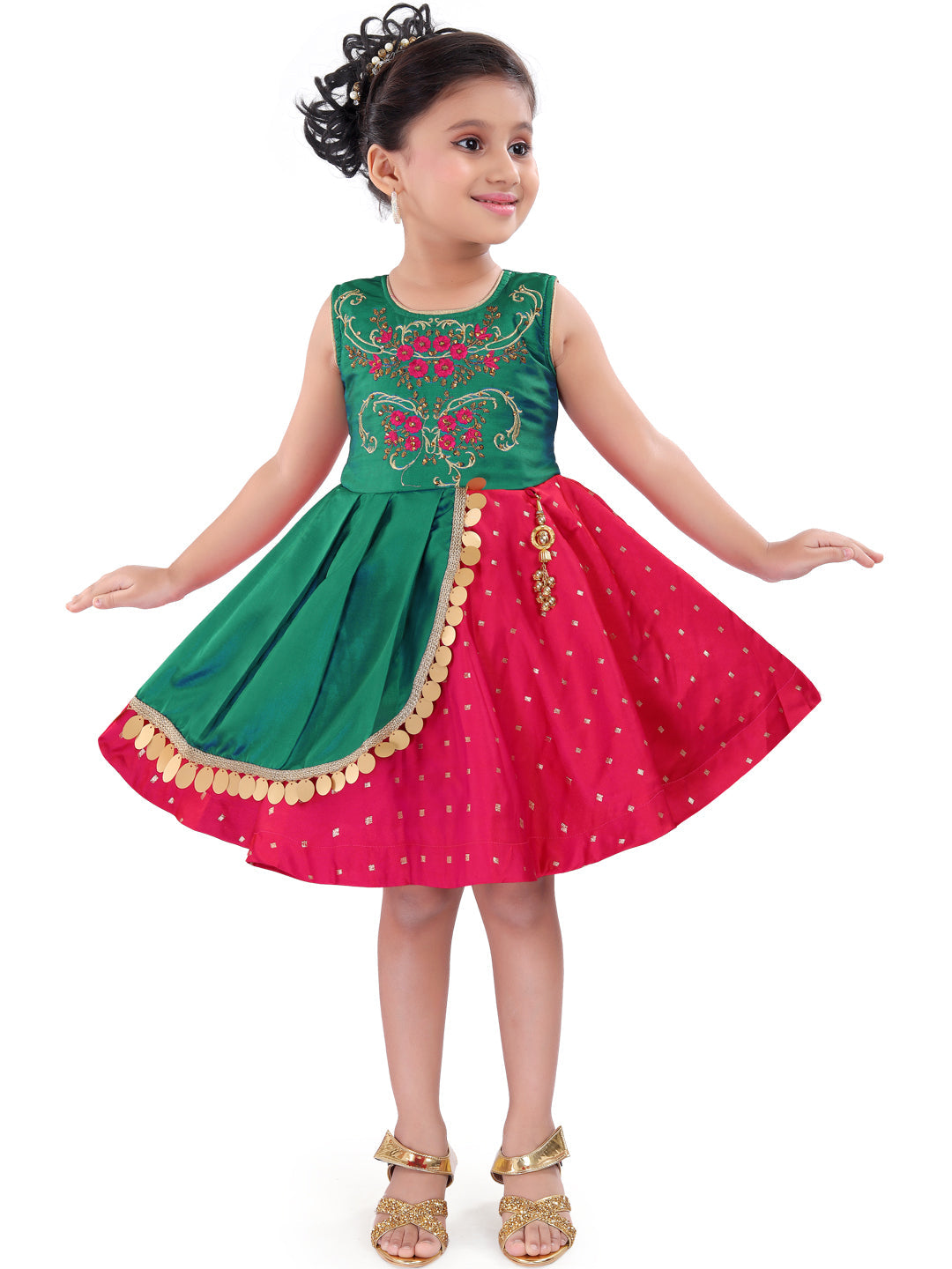Girls Wedding Frock Dress for Kids-(fe2920)