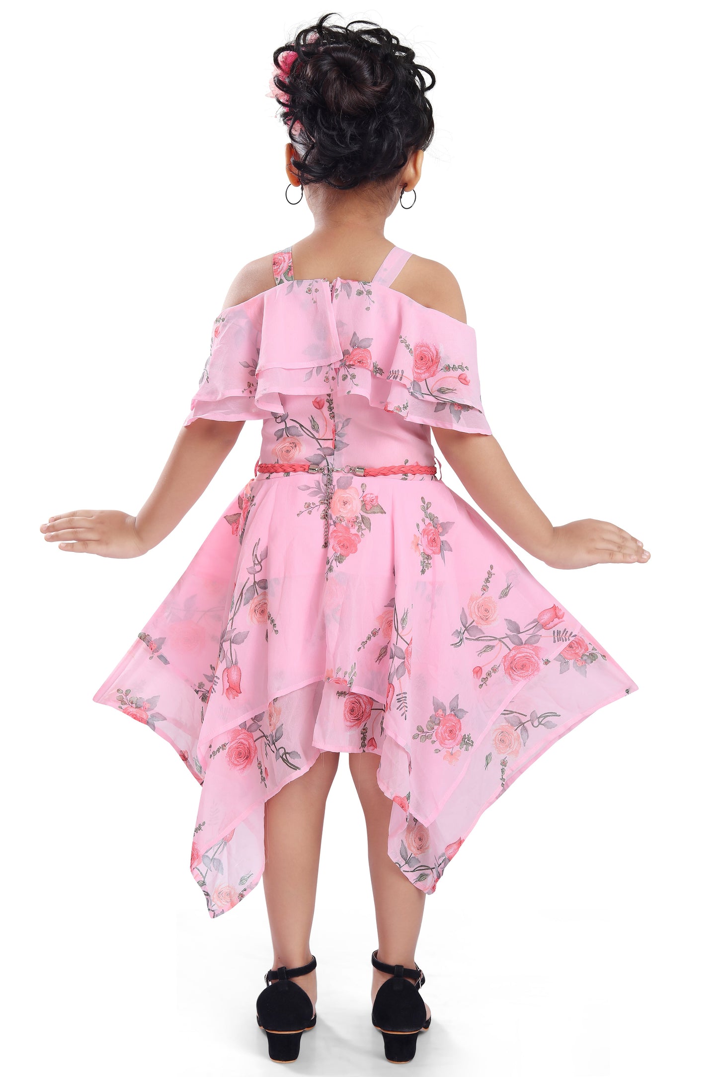 kids Birthday Frock Dress (stn769bpnk)