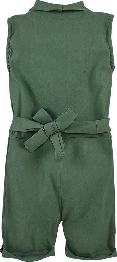 Girls Party(Festive) Jumpsuit Jumpsuit csl255grn