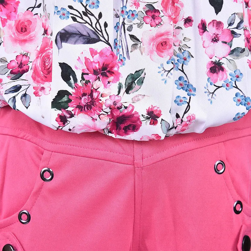 Baby Girls Casual Top Pant csl359pnk