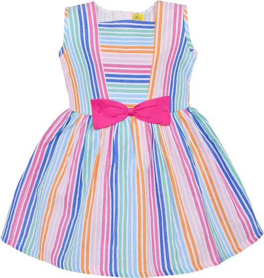 Girls Midi/Knee Length Casual Dress ctn517mlti