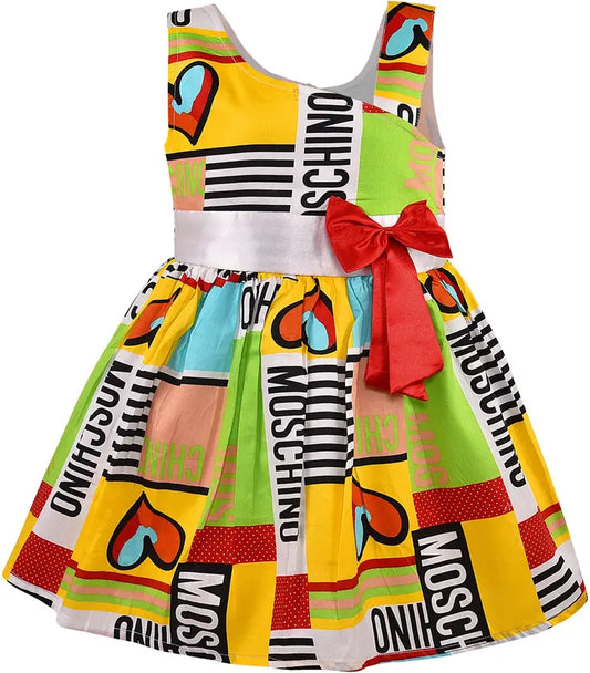Girls Midi/Knee Length Casual Dress ctn399rd