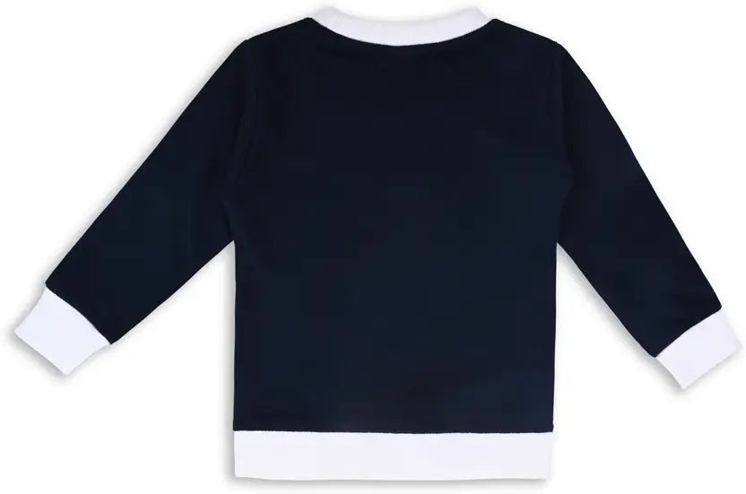 Boys Typography, Printed Cotton Blend Regular T Shirt T309nb