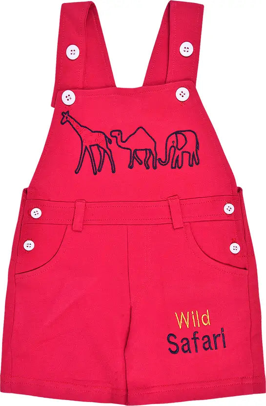 Baby Boys Casual T-shirt Dungaree hdr630rd